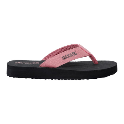 Black-Lilas - Lifestyle - Regatta Womens-Ladies Catarina Flip Flops