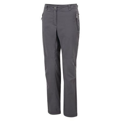 Ebony Grey - Close up - Dare2b Womens-Ladies Melodic II Lightweight Stretch Walking Trousers