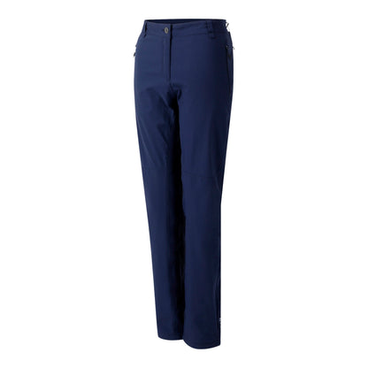 Navy - Side - Dare2b Womens-Ladies Melodic II Lightweight Stretch Walking Trousers