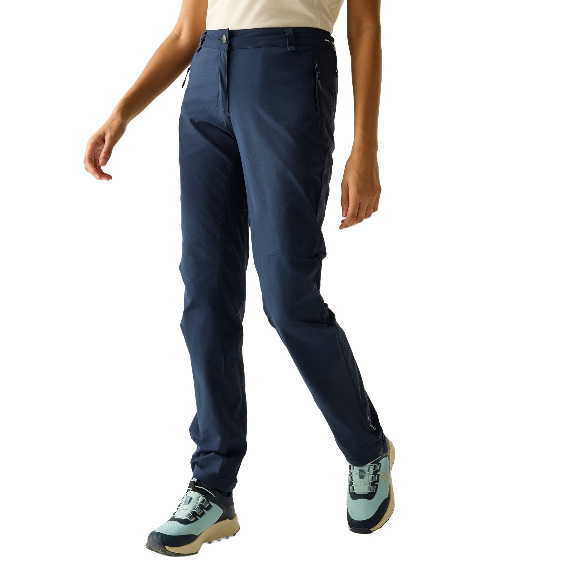 Navy - Lifestyle - Dare2b Womens-Ladies Melodic II Lightweight Stretch Walking Trousers