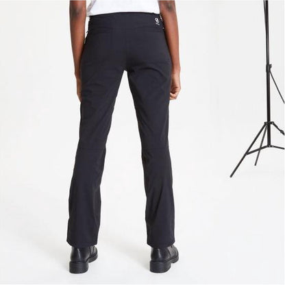 Black - Back - Dare2b Womens-Ladies Melodic II Lightweight Stretch Walking Trousers