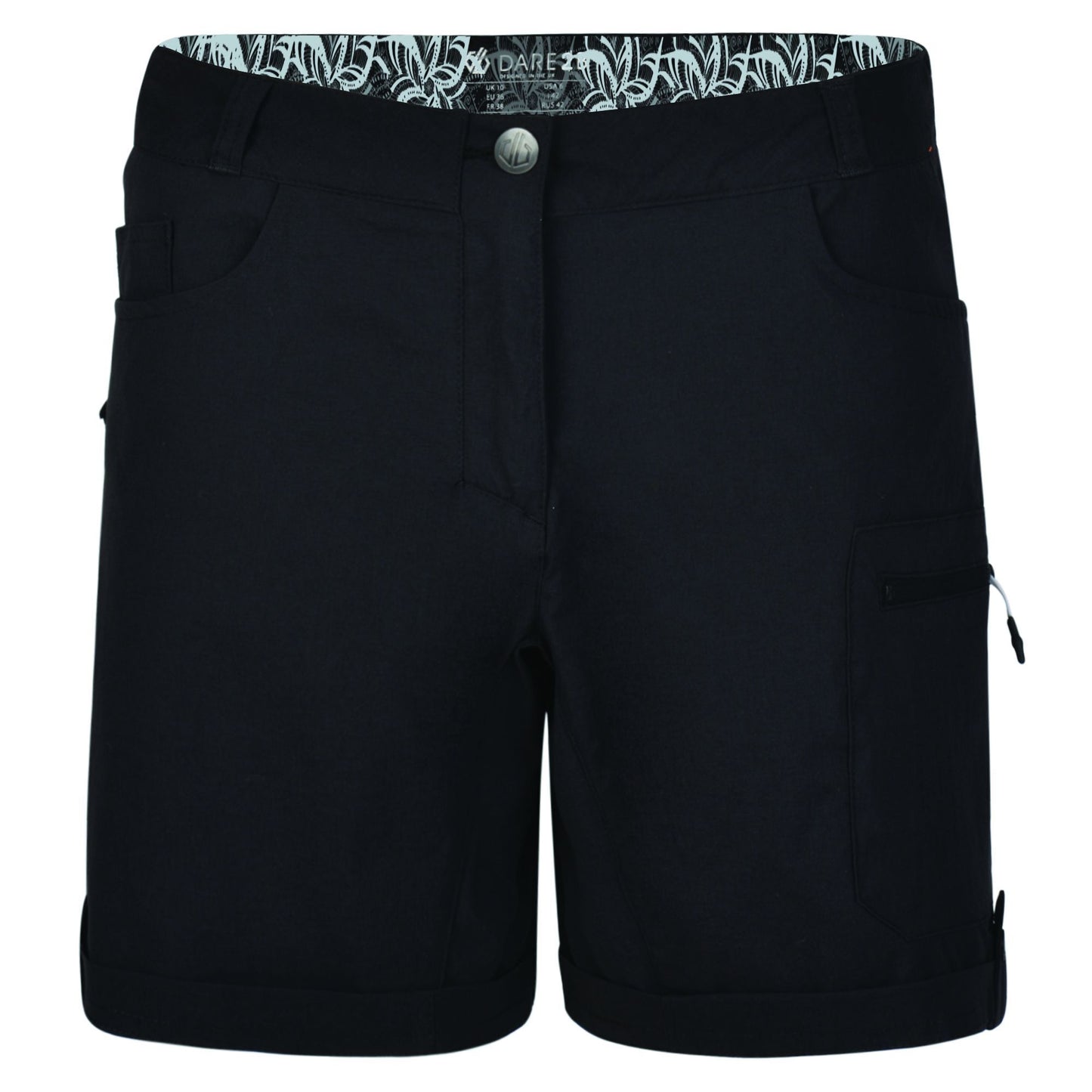 Black - Front - Dare 2B Womens-Ladies Melodic II Walking Shorts