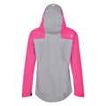 Cyber Pink-Argent Grey - Back - Dare 2B Womens-Ladies Sierra Waterproof Jacket