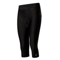 Black - Side - Dare 2B Womens-Ladies Worldly Capri Cycle Leggings