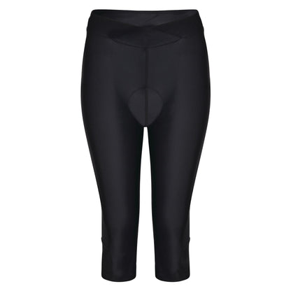 Black - Front - Dare 2B Womens-Ladies Worldly Capri Cycle Leggings
