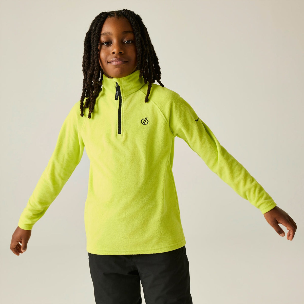 Wild Lime - Lifestyle - Dare 2b Childrens-Kids Freehand Fleece