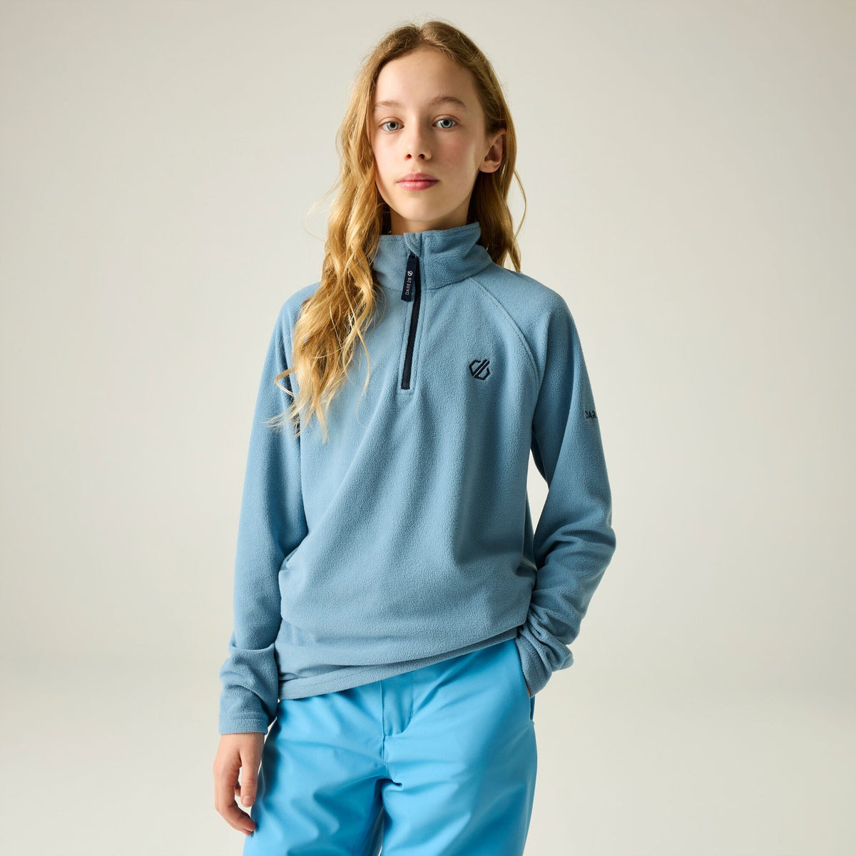 Dusky Blue - Lifestyle - Dare 2b Childrens-Kids Freehand Fleece