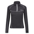 Seal Grey-White - Front - Regatta Womens-Ladies Yonder Fleece Top