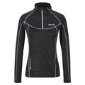 Black - Front - Regatta Womens-Ladies Yonder Fleece Top