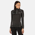 Black - Side - Regatta Womens-Ladies Yonder Fleece Top