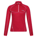 Berry Pink - Front - Regatta Womens-Ladies Yonder Fleece Top