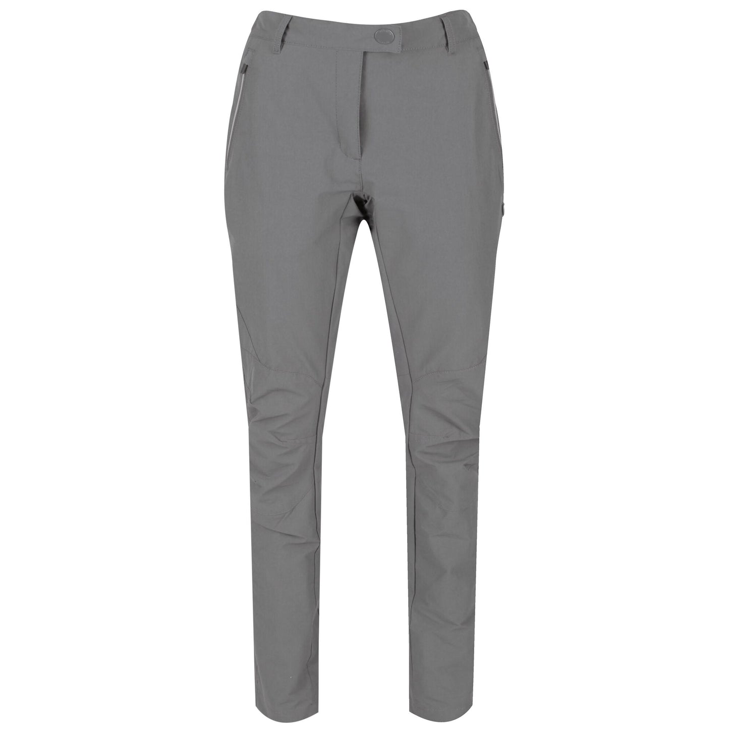 Seal Grey - Front - Regatta Womens-Ladies Highton Walking Trousers