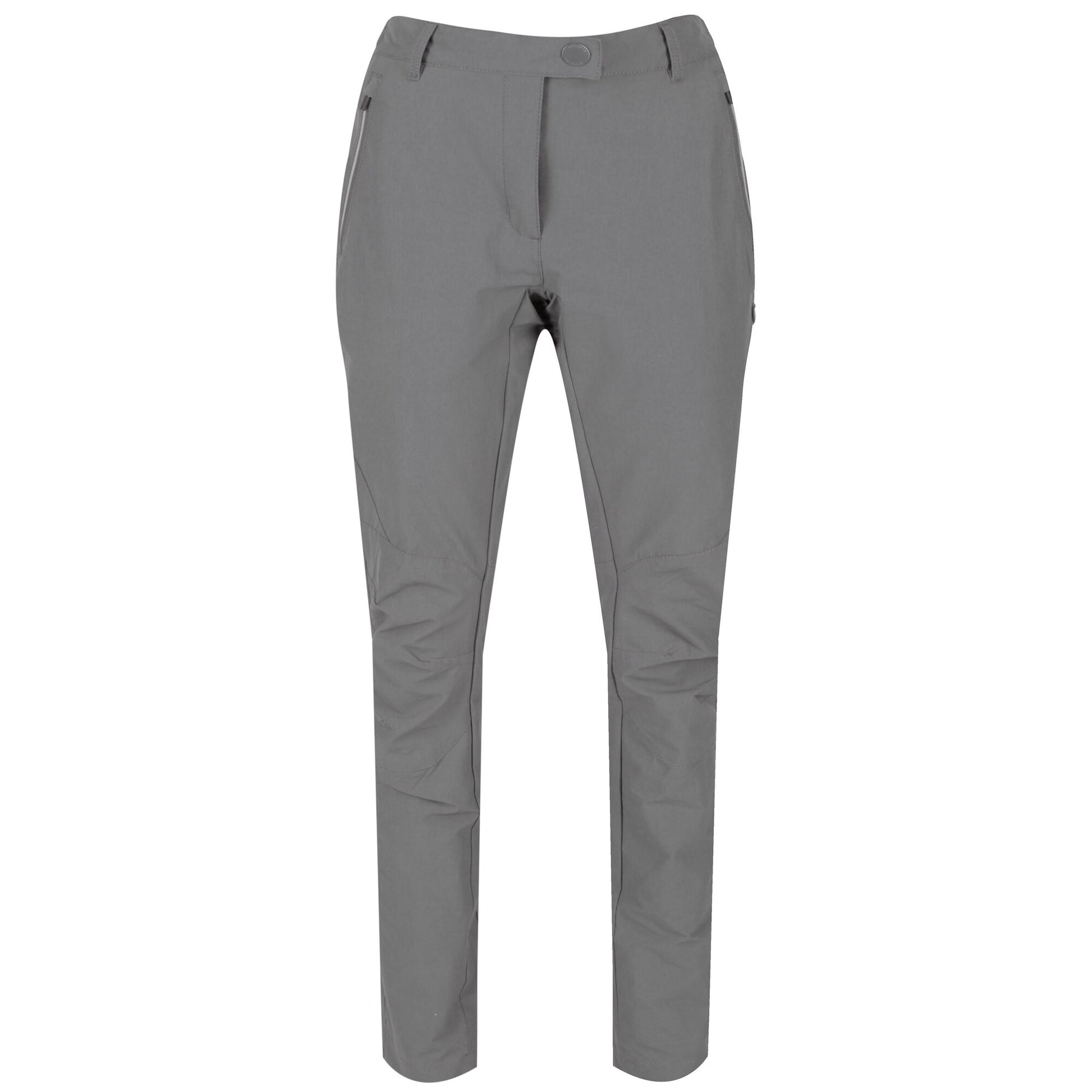 Seal Grey - Front - Regatta Womens-Ladies Highton Walking Trousers