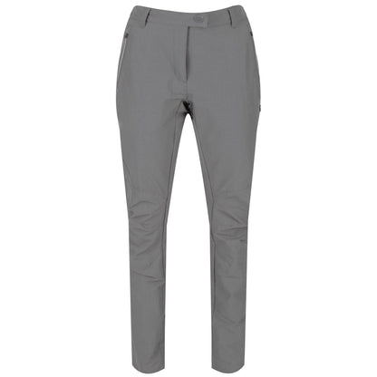 Seal Grey - Front - Regatta Womens-Ladies Highton Walking Trousers