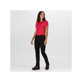 Black - Side - Regatta Womens-Ladies Highton Walking Trousers