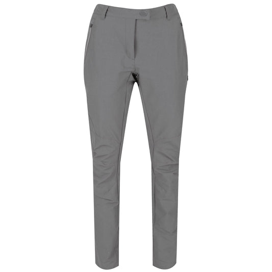 Seal Grey - Front - Regatta Womens-Ladies Highton Walking Trousers