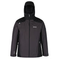 Ash-Black - Back - Regatta Mens Thornridge II Insulated Jacket