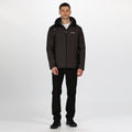 Ash-Black - Pack Shot - Regatta Mens Thornridge II Insulated Jacket
