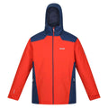 Rusty Orange-Admiral Blue - Front - Regatta Mens Thornridge II Insulated Jacket