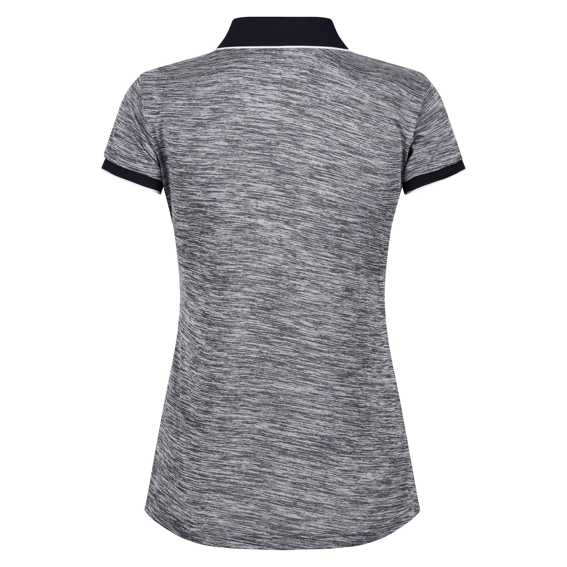 Navy - Back - Regatta Womens-Ladies Remex II Polo Neck T-Shirt