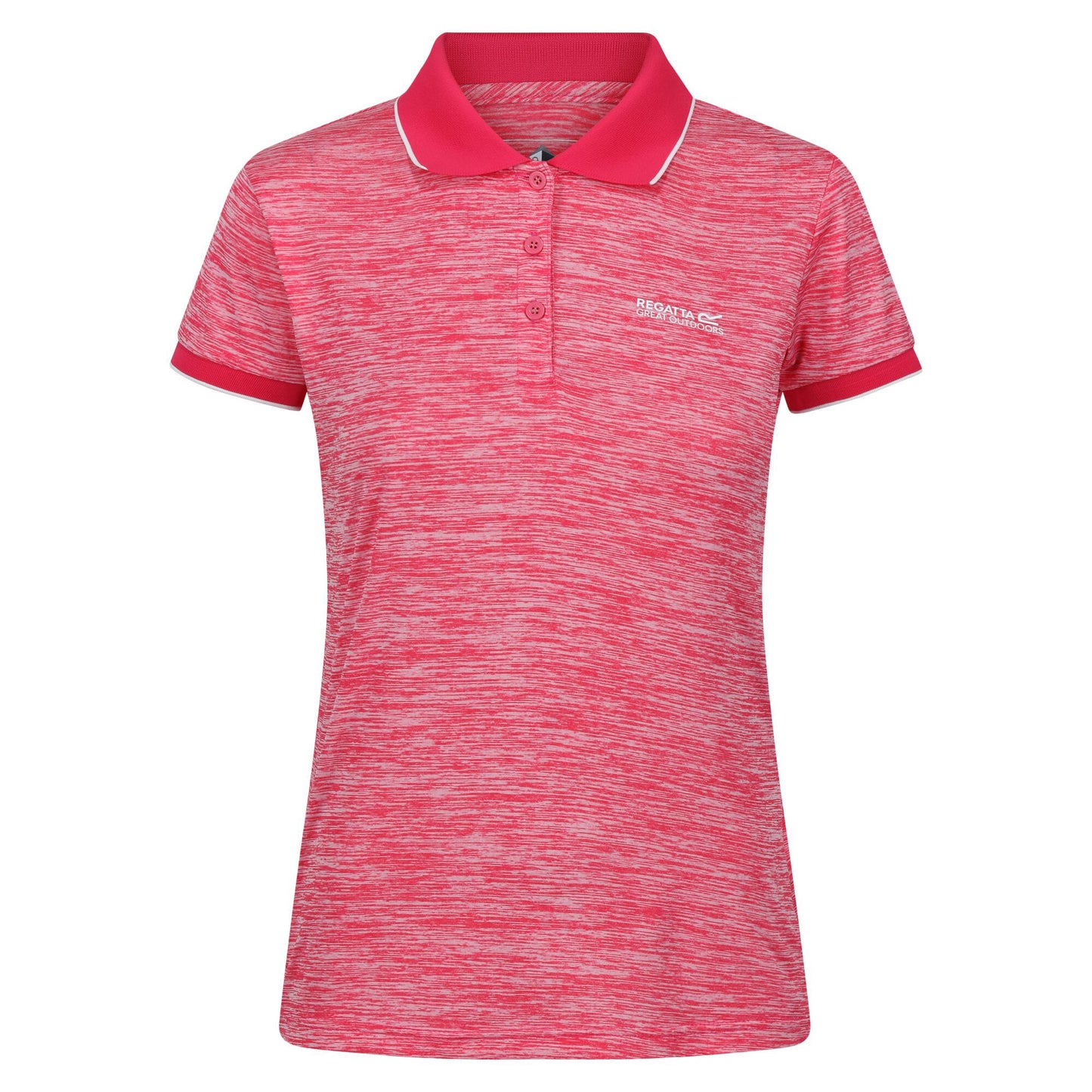 Peony - Front - Regatta Womens-Ladies Remex II Polo Neck T-Shirt