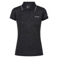 Seal Grey - Front - Regatta Womens-Ladies Remex II Polo Neck T-Shirt