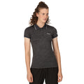 Seal Grey - Side - Regatta Womens-Ladies Remex II Polo Neck T-Shirt