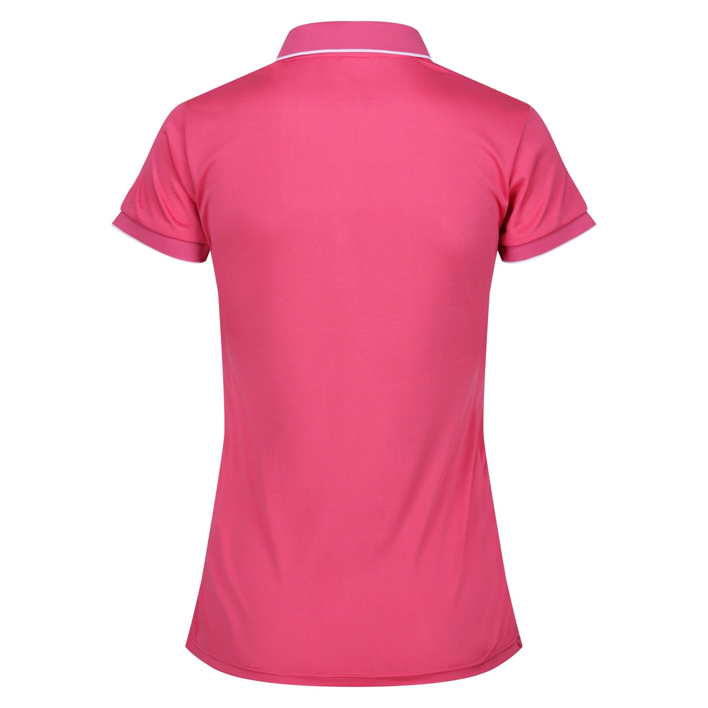 Flamingo Pink Solid - Back - Regatta Womens-Ladies Remex II Polo Neck T-Shirt