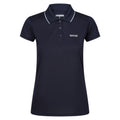 Solid Navy - Front - Regatta Womens-Ladies Remex II Polo Neck T-Shirt