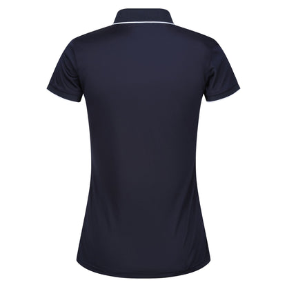 Solid Navy - Back - Regatta Womens-Ladies Remex II Polo Neck T-Shirt