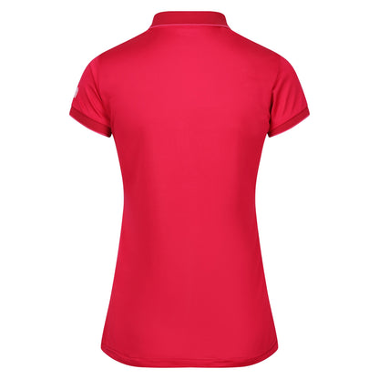 Pink Potion Solid - Back - Regatta Womens-Ladies Remex II Polo Neck T-Shirt
