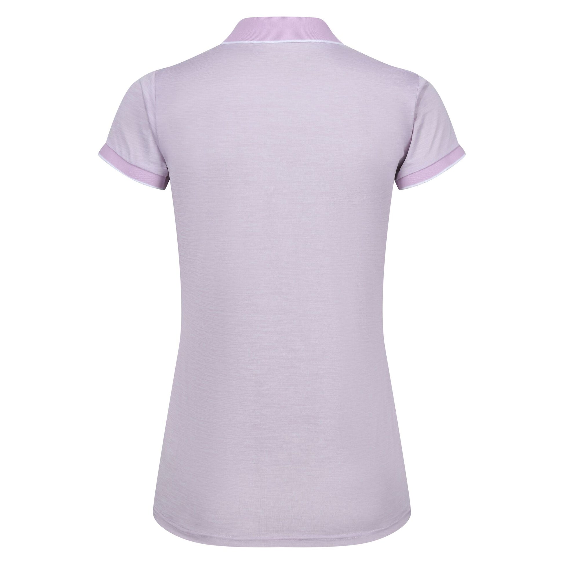 Lilac Frost - Back - Regatta Womens-Ladies Remex II Polo Neck T-Shirt