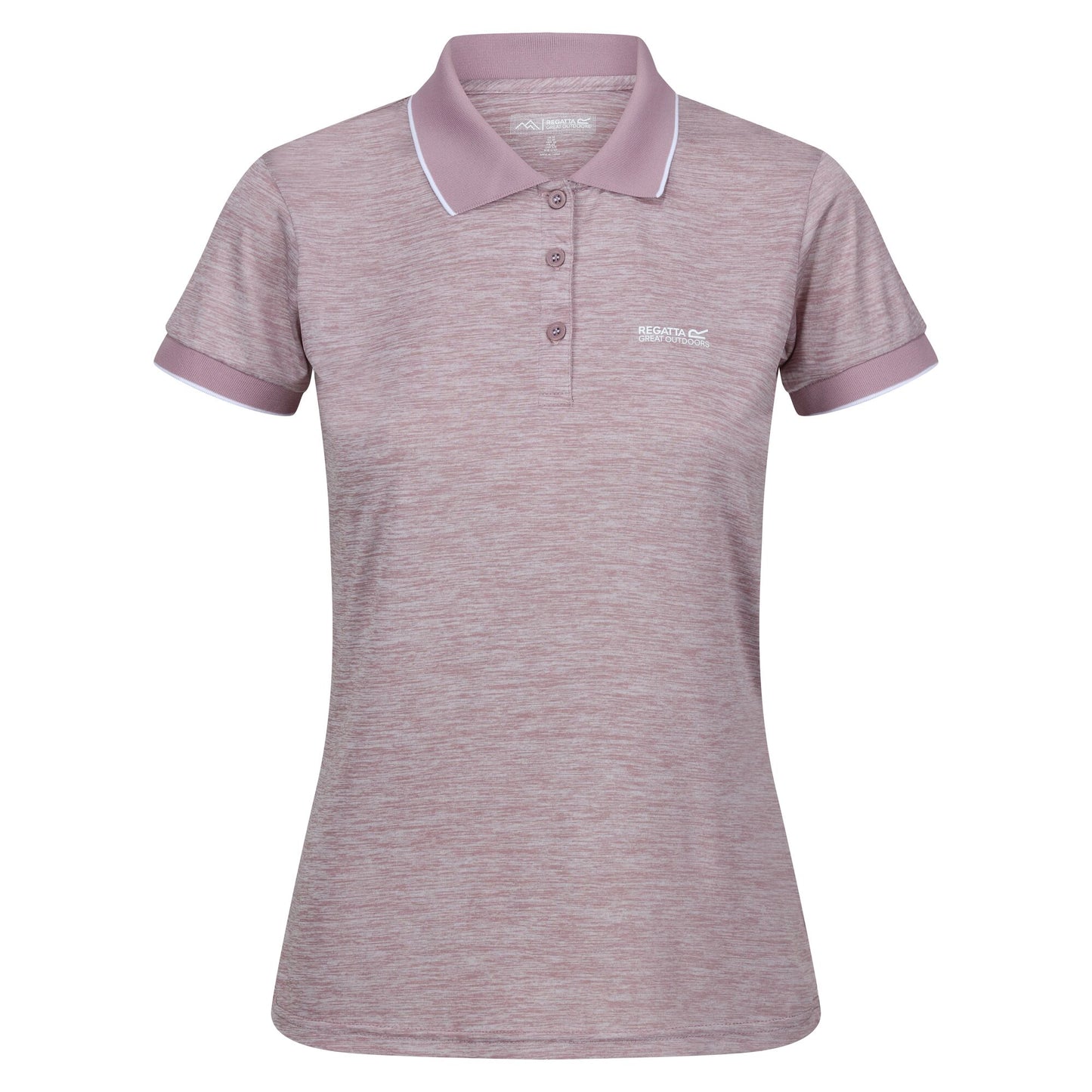 Heather - Front - Regatta Womens-Ladies Remex II Polo Neck T-Shirt