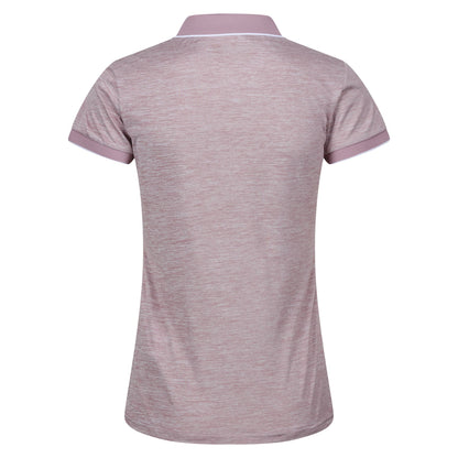 Heather - Back - Regatta Womens-Ladies Remex II Polo Neck T-Shirt