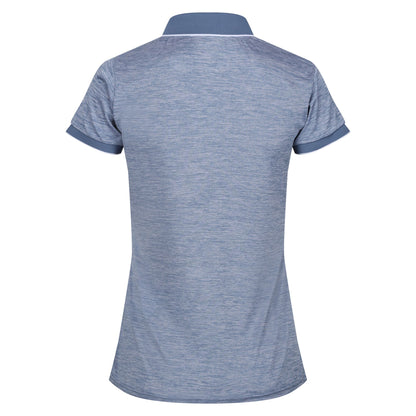 Coronet Blue - Back - Regatta Womens-Ladies Remex II Polo Neck T-Shirt
