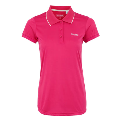 Pop Solid - Front - Regatta Womens-Ladies Remex II Polo Neck T-Shirt