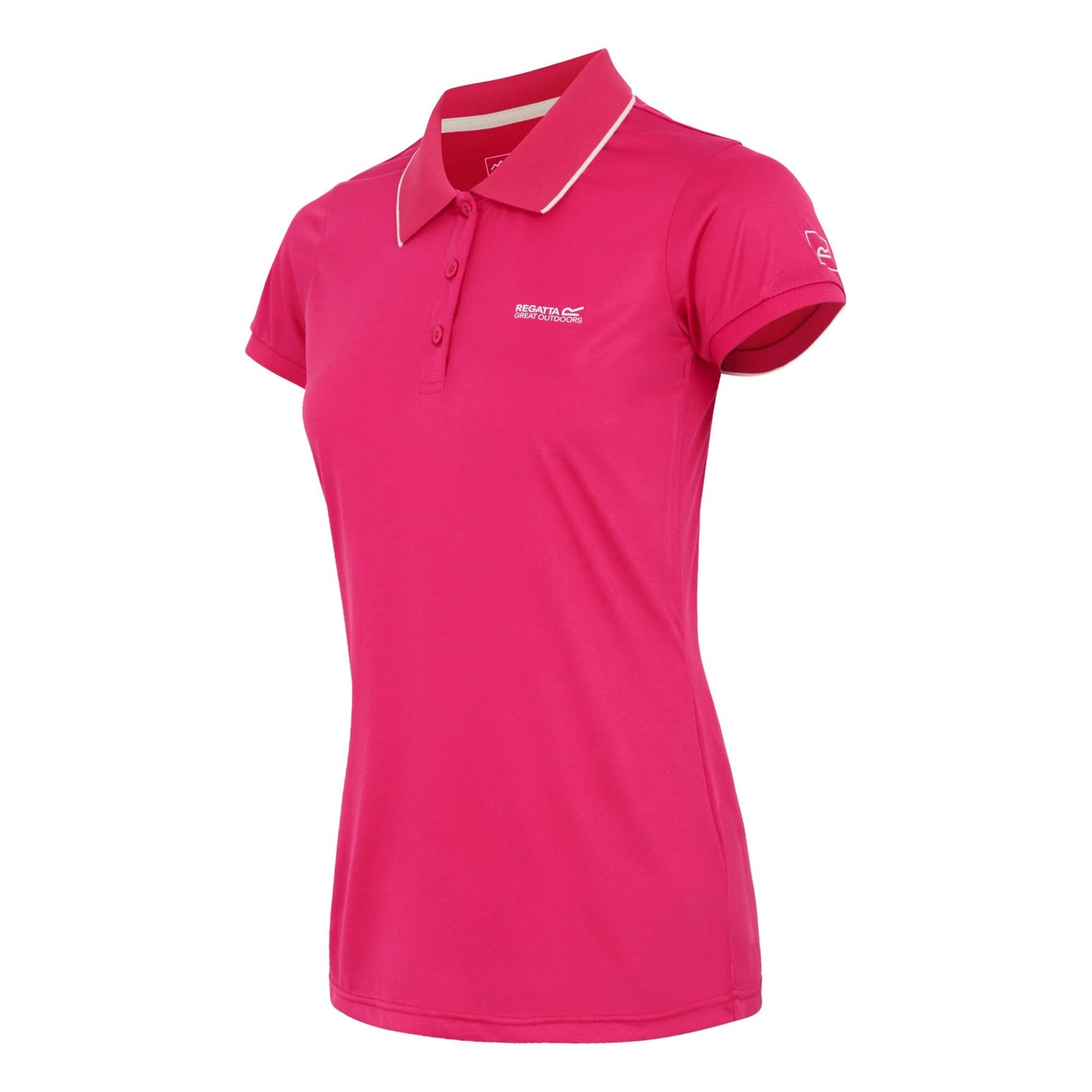 Pop Solid - Side - Regatta Womens-Ladies Remex II Polo Neck T-Shirt