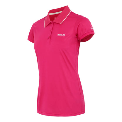 Pop Solid - Side - Regatta Womens-Ladies Remex II Polo Neck T-Shirt
