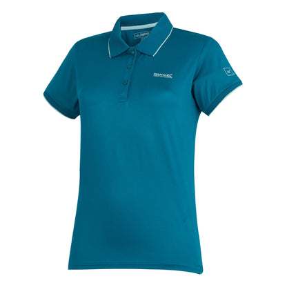 Exotic Plume Solid - Side - Regatta Womens-Ladies Remex II Polo Neck T-Shirt