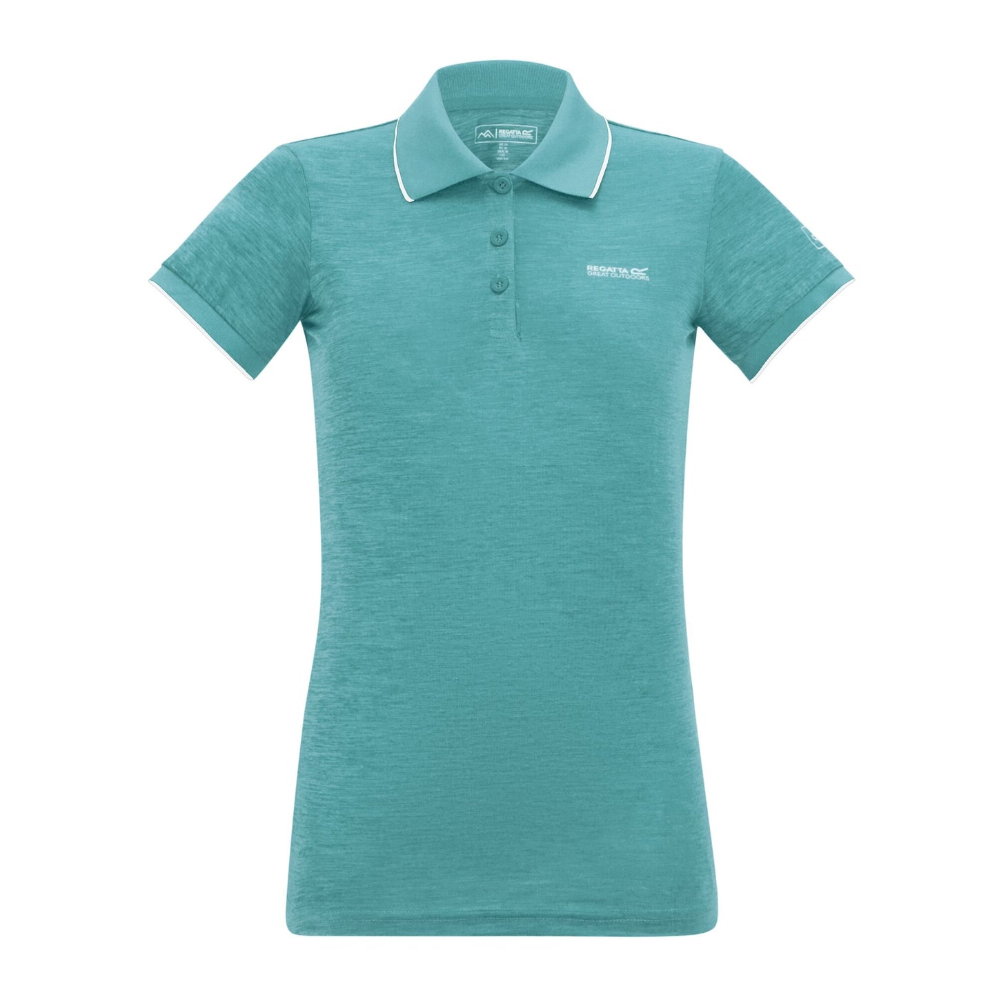 Ivy Moss - Front - Regatta Womens-Ladies Remex II Polo Neck T-Shirt