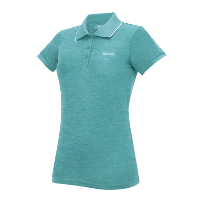 Ivy Moss - Side - Regatta Womens-Ladies Remex II Polo Neck T-Shirt