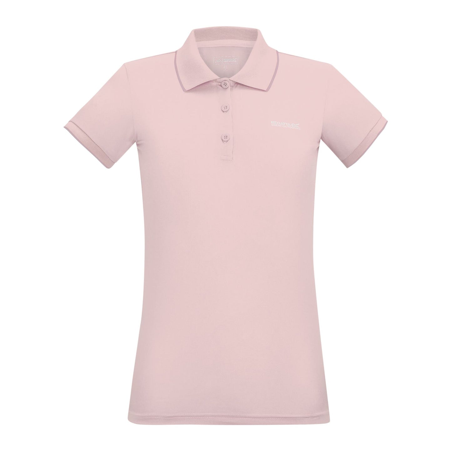 Pink Haze - Front - Regatta Womens-Ladies Remex II Polo Neck T-Shirt