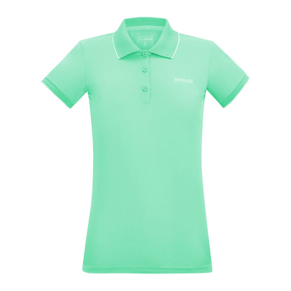 Ice Green Solid - Front - Regatta Womens-Ladies Remex II Polo Neck T-Shirt