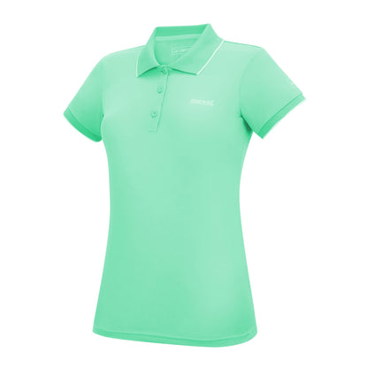 Ice Green Solid - Side - Regatta Womens-Ladies Remex II Polo Neck T-Shirt