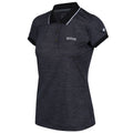Black - Back - Regatta Womens-Ladies Remex II Polo Neck T-Shirt