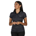 Black - Lifestyle - Regatta Womens-Ladies Remex II Polo Neck T-Shirt