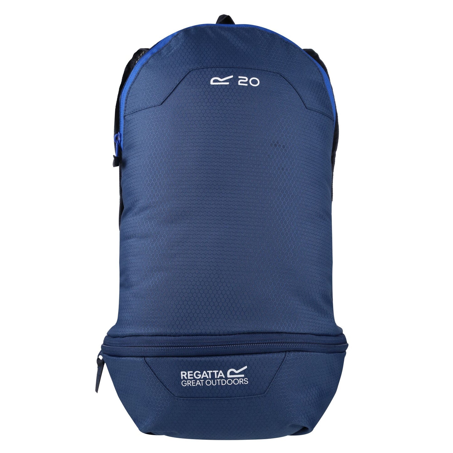 Dark Denim-Nautical Blue - Front - Regatta Packaway Hippack Backpack
