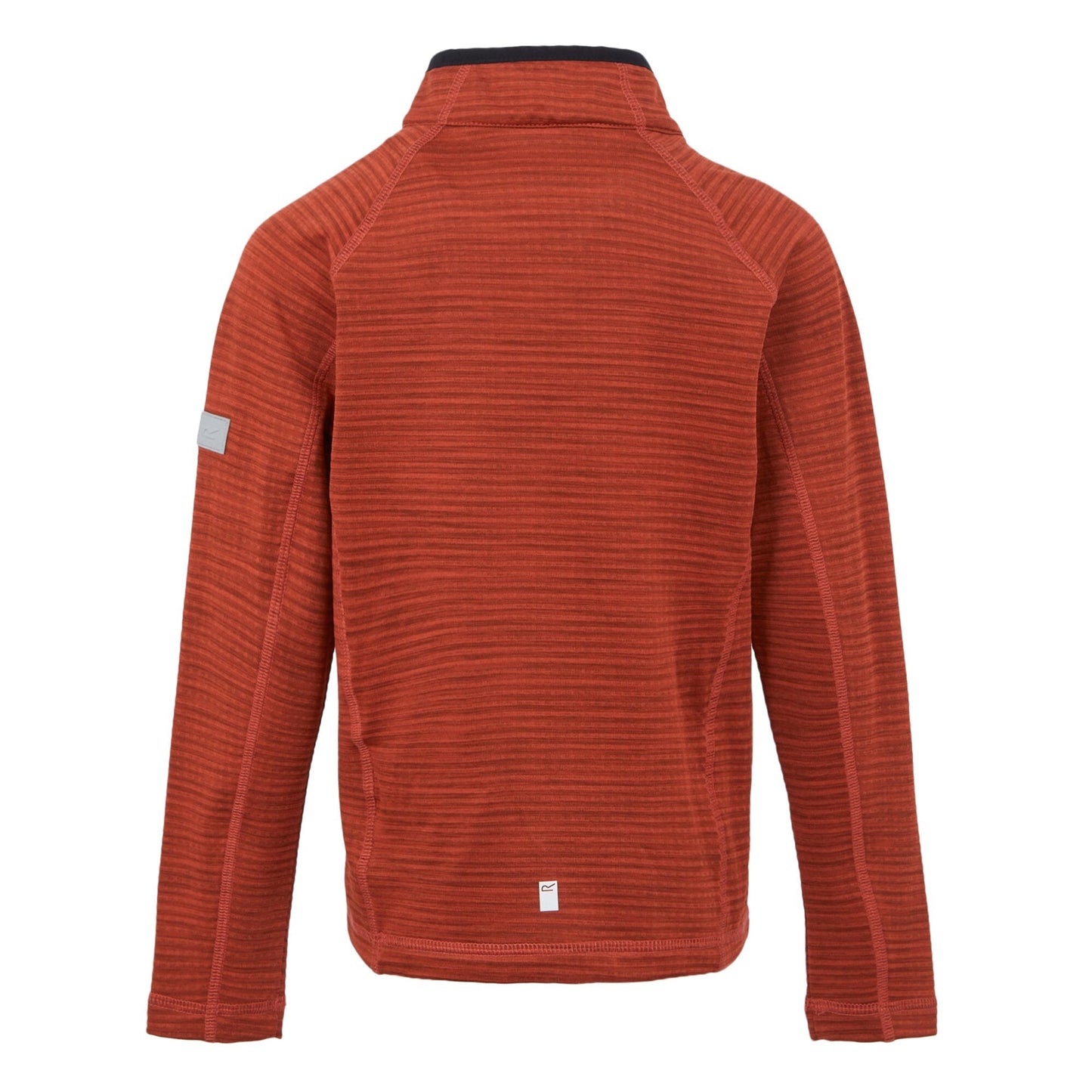 Red Ochre-Black - Back - Regatta Childrens-Kids Berley Half Zip Long Sleeved Top