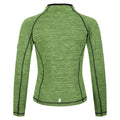 Jasmine Green - Back - Regatta Childrens-Kids Berley Half Zip Long Sleeved Top