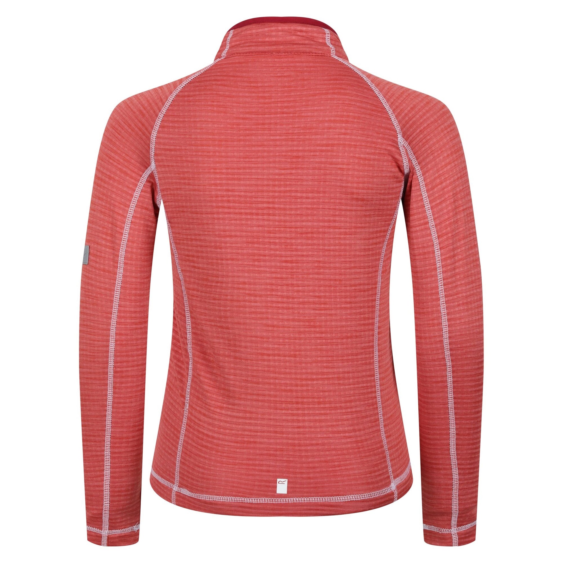 Mineral Red - Back - Regatta Childrens-Kids Berley Half Zip Long Sleeved Top
